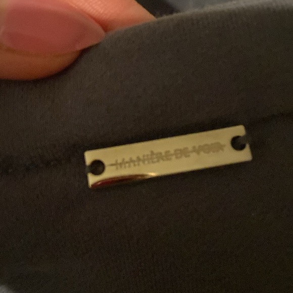 Maniere De Voir crop top hoodie - Picture 2 of 4